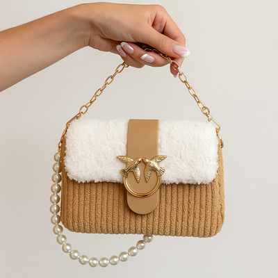 Cloud Nine | Cream Crush | Fuzzy Chain Bag DIY Kit