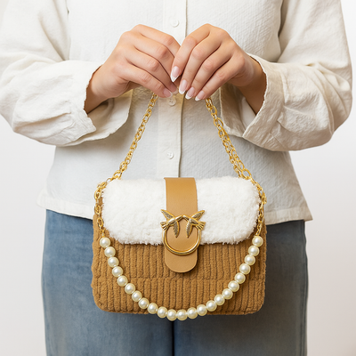 Cloud Nine | Cream Crush | Fuzzy Chain Bag DIY Kit