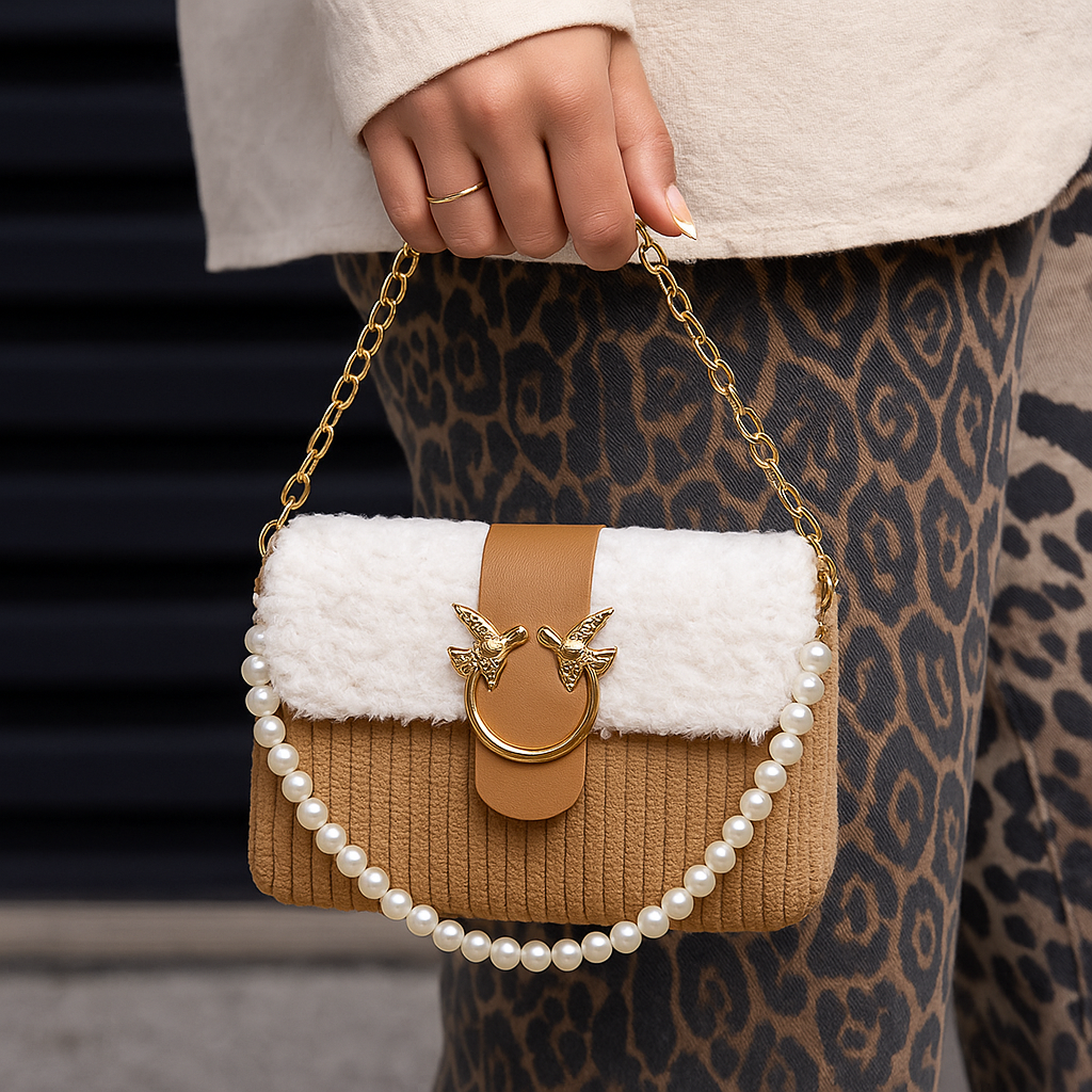 Cloud Nine | Cream Crush | Fuzzy Chain Bag DIY Kit