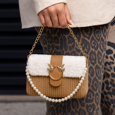 Cloud Nine | Cream Crush | Fuzzy Chain Bag DIY Kit